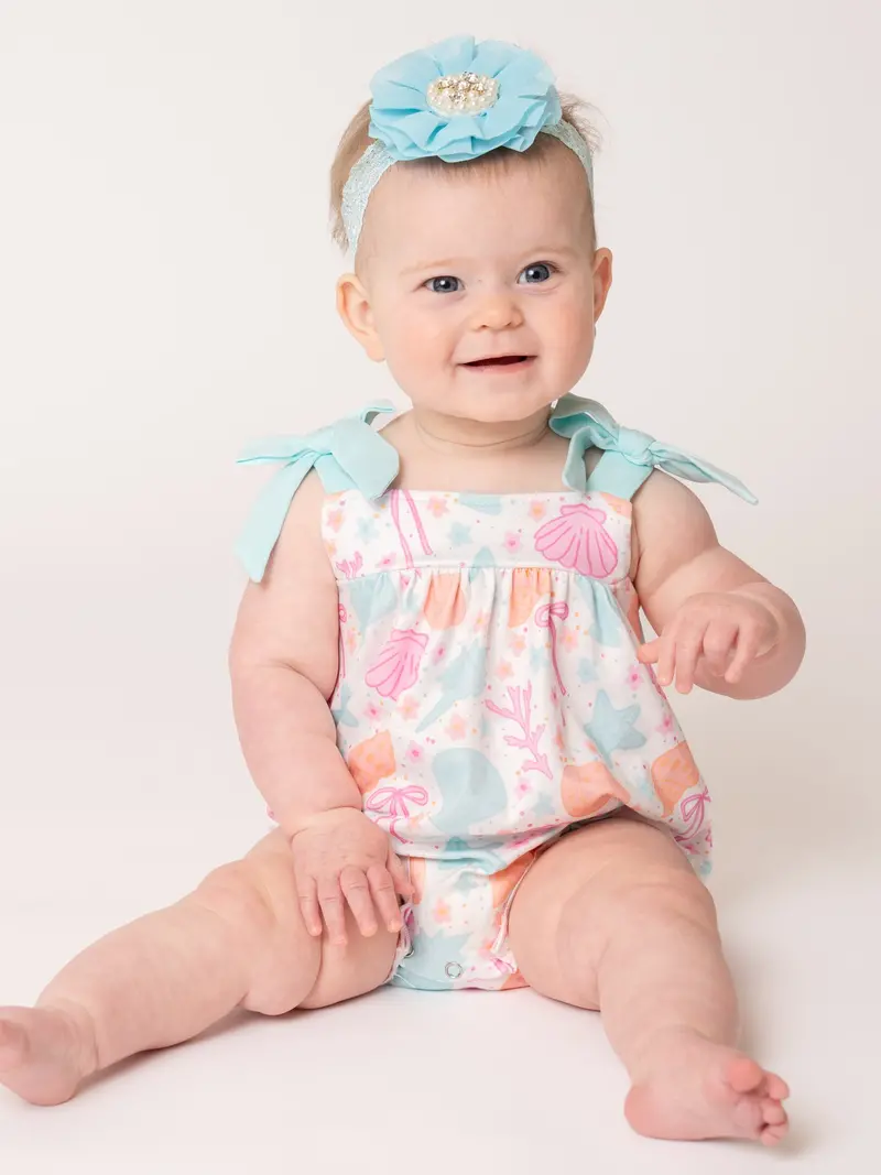 Seashell Garden Bubble Romper 1