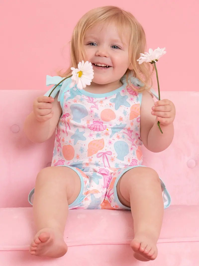 Seashell Garden Tank Top And Bottom Outfit 1