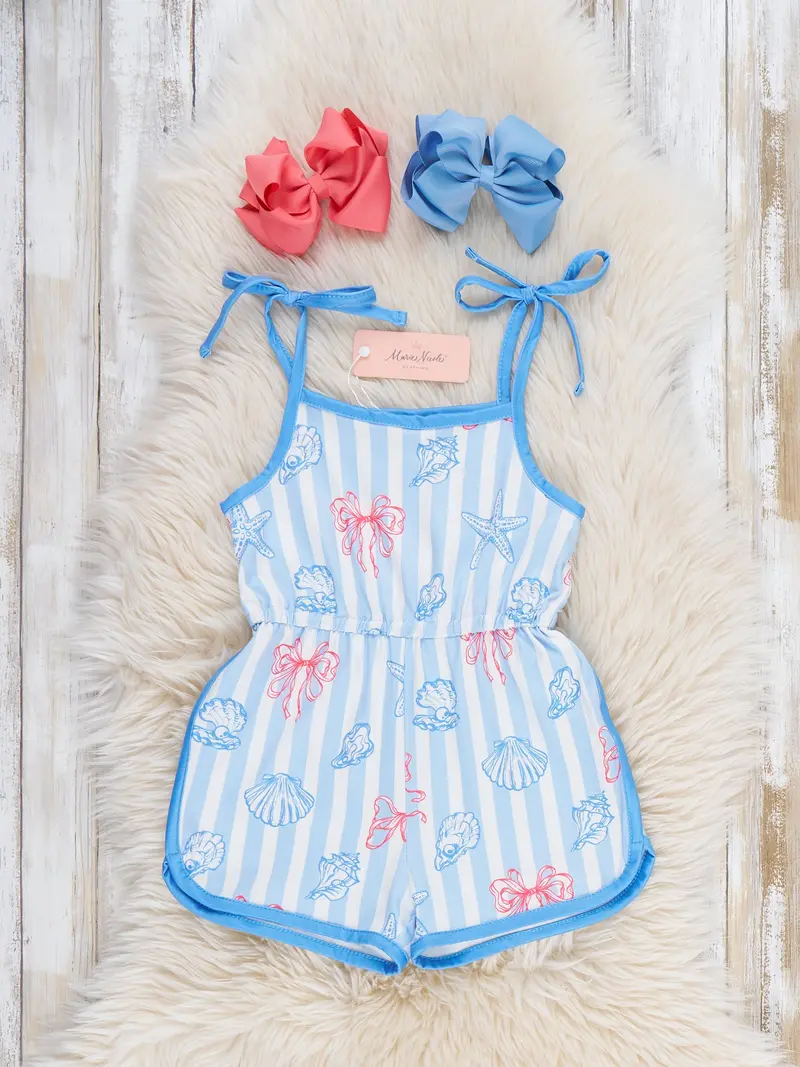 Seashell Ribbon Daydream Jumpsuit For Kids 1