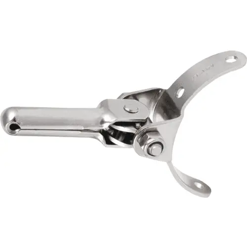 Stainless Dinghy Gooseneck – Adjustable For Round-Mast Sections 1
