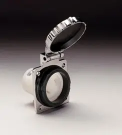 Stainless Steel 30A 125V Marine-Grade Outlet 1