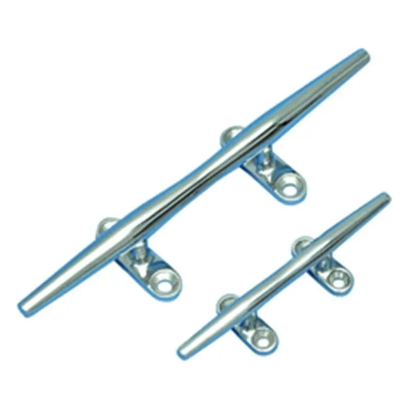 Stainless Steel 4-Hole Hollow Mooring Cleat – Marine-Grade Mounting 1