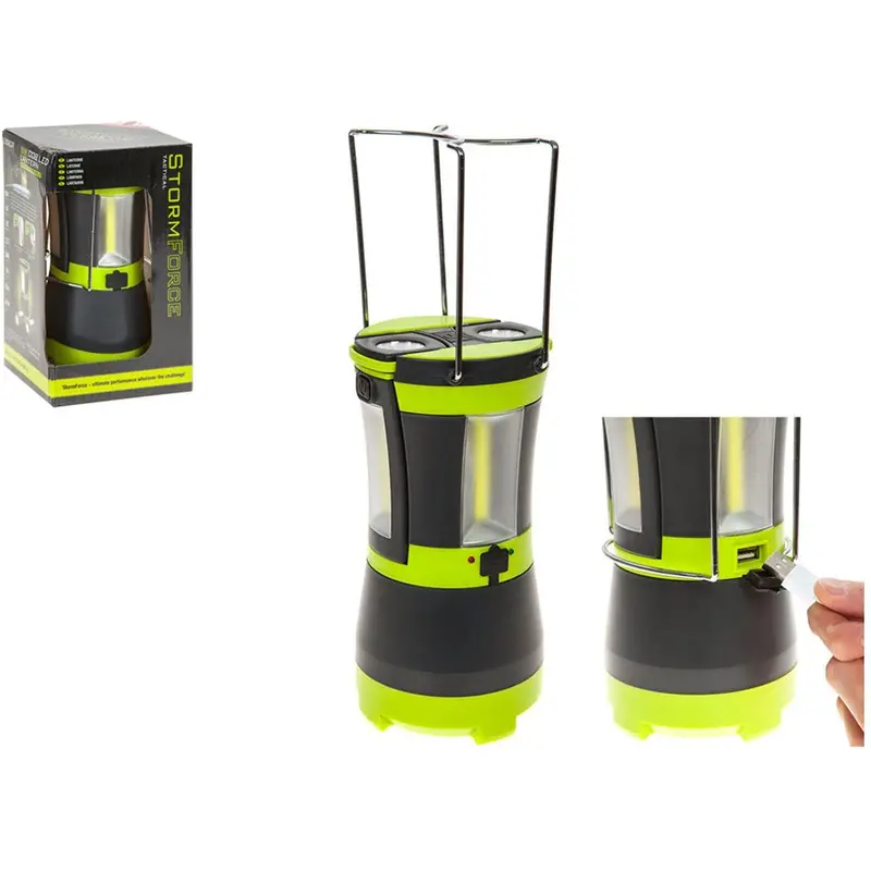 Stormforce Rechargeable Cob Lantern With Dual Led Torch Functionality 1