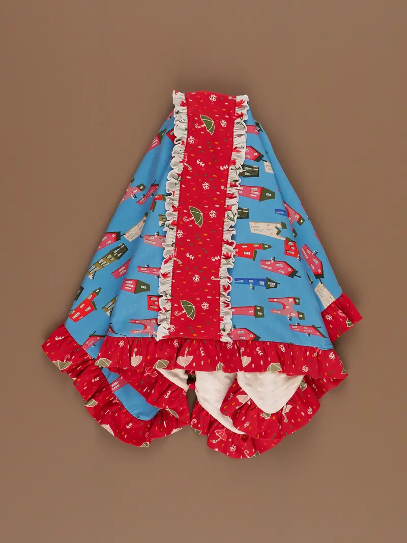 Storybook Lane Minky Ruffle Blanket 1