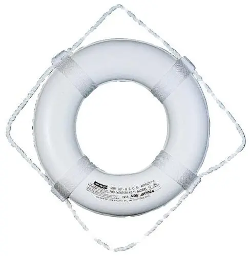 Taylor Made 20-Inch White Foam Ring Buoy 1