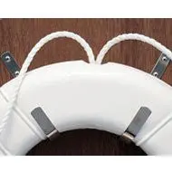 Taylor Made Stainless Steel Life Ring Holder – J-Hook Mount 1