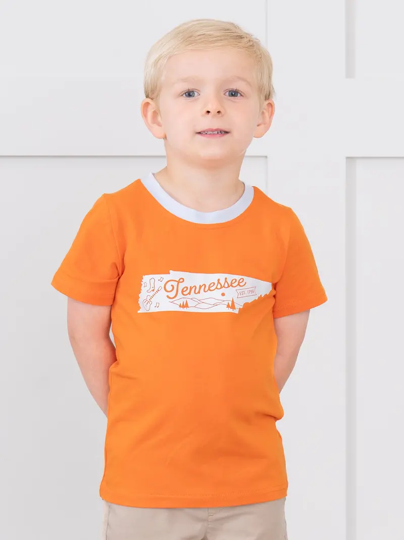 Tennessee State-Themed Graphic T-Shirt 1