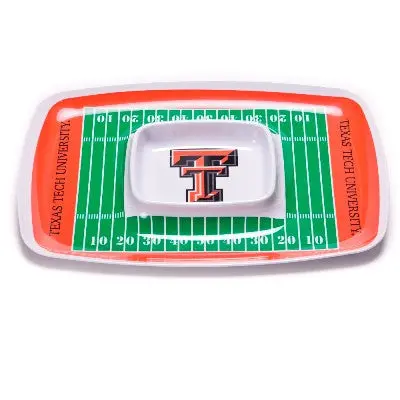 Texas Tech Red Raiders Chip And Dip Serving Tray 1