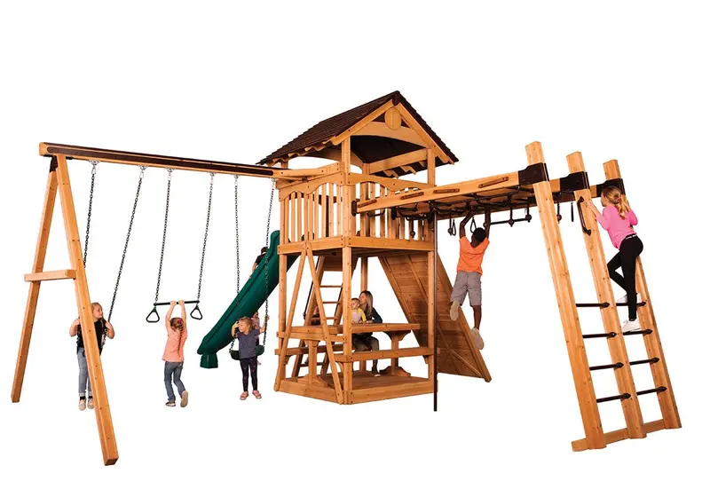Titan Treehouse Xl Dual-Swing Playset 1