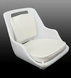 Todd Jupiter Helm #450 Seat With Integrated Cushions – Fully Assembled Marine Chair (Model 95-4500C) 1
