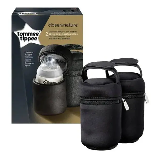 Tommee Tippee Insulated Bottle Carrier Bags – 2-Pack, Thermal Protection 1