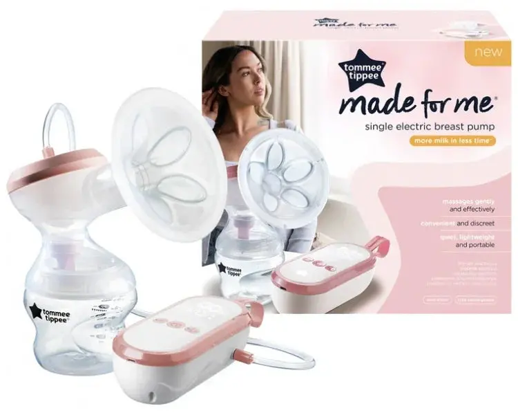 Tommee Tippee Made For Me Single Electric Breast Pump – Hospital-Grade, Quiet & Portable 1
