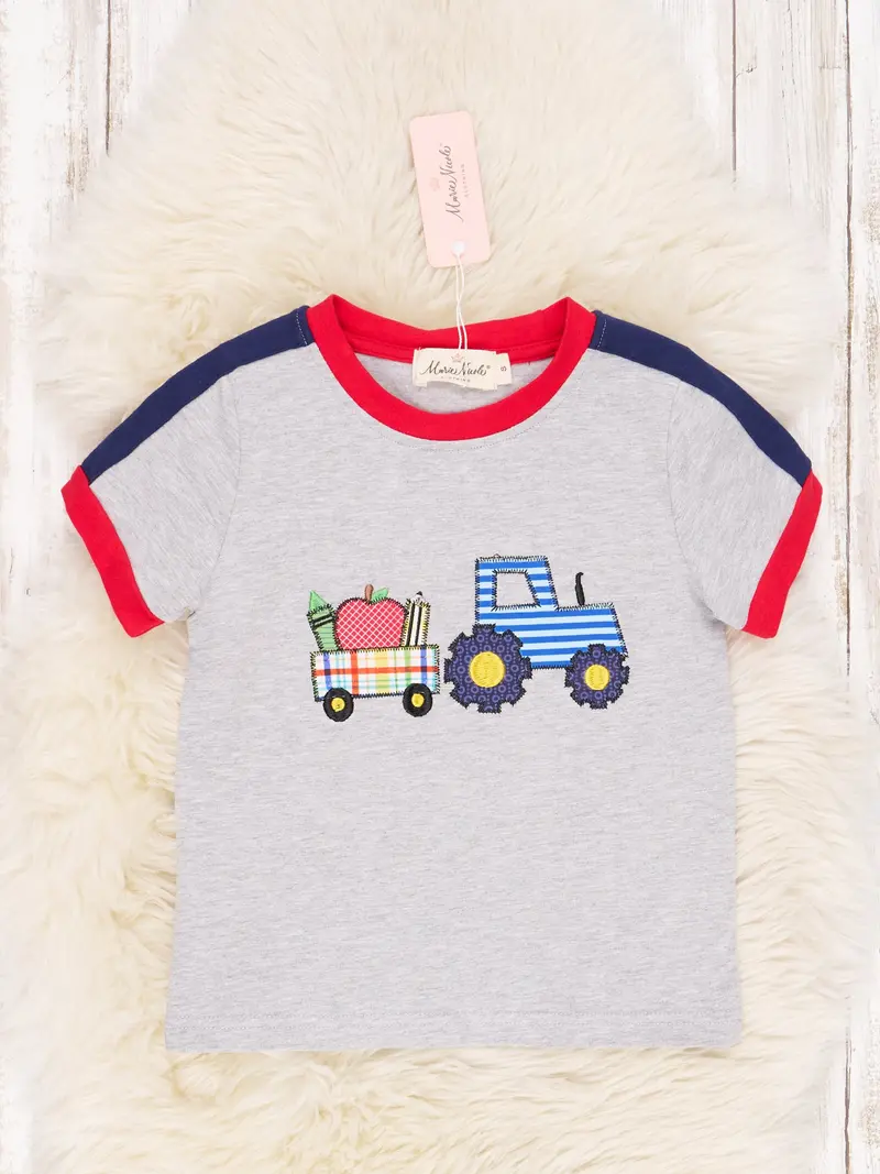 Tractor-Design School-Themed Kids Shirt 1