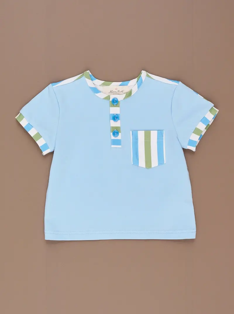 Tropical Twist Pocket Short-Sleeve Shirt 1