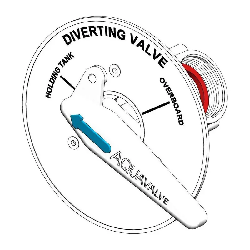 Trudesign Aquavalve Through-Bulkhead Diverter Valve (3/4″ To 1½″) 1