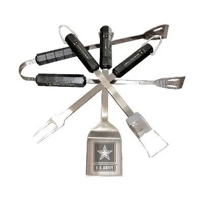 U.S. Army 4-Piece Bbq Tool Set 1