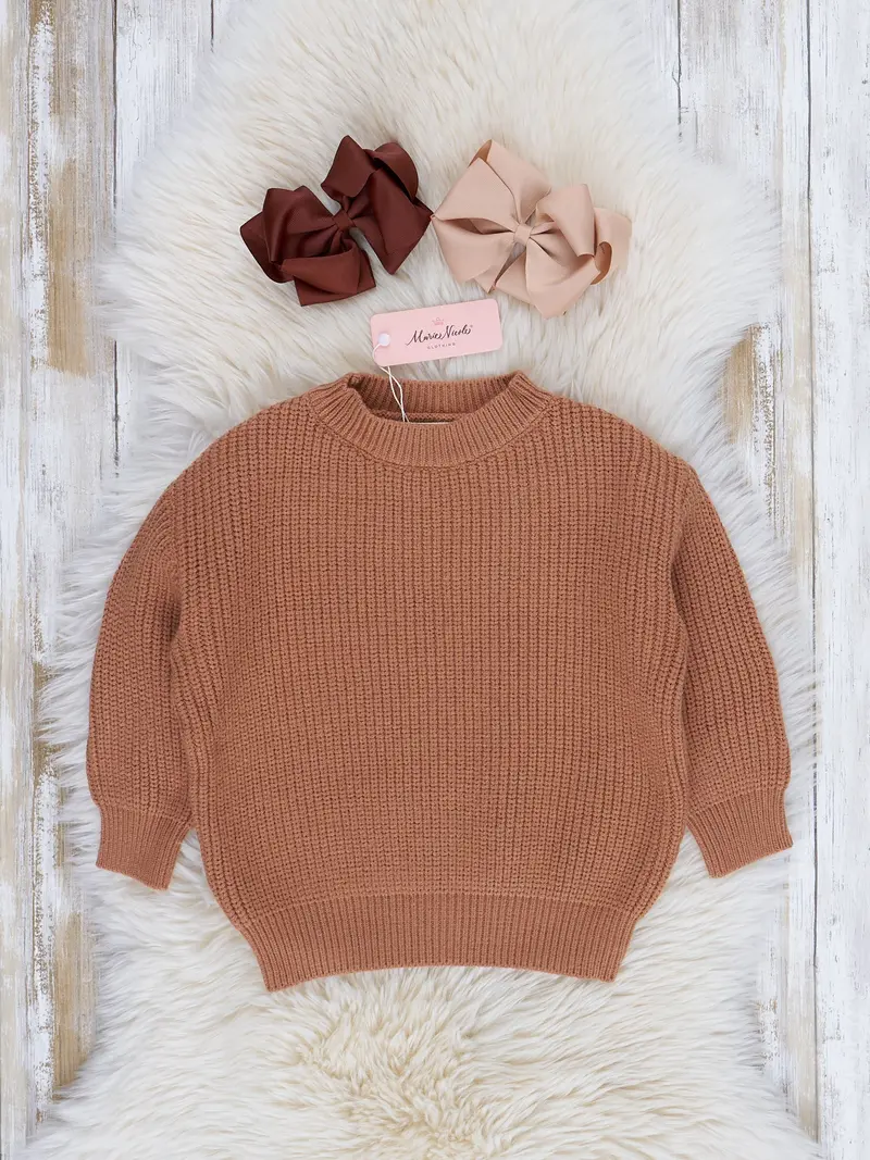 Ultra-Soft Mock Neck Knit Sweater