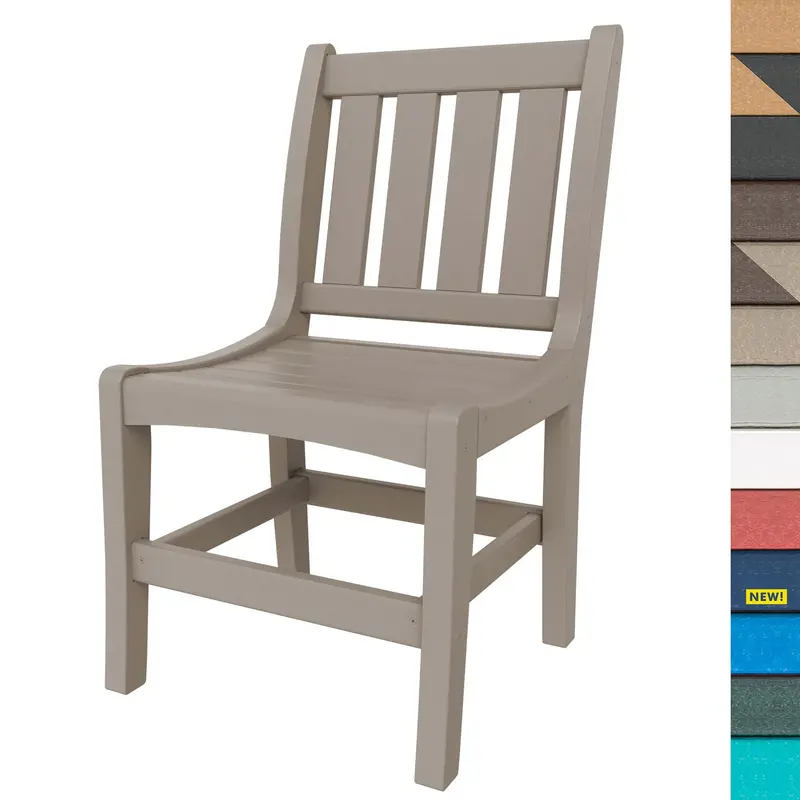 Upright Vertical Dining Chair 1