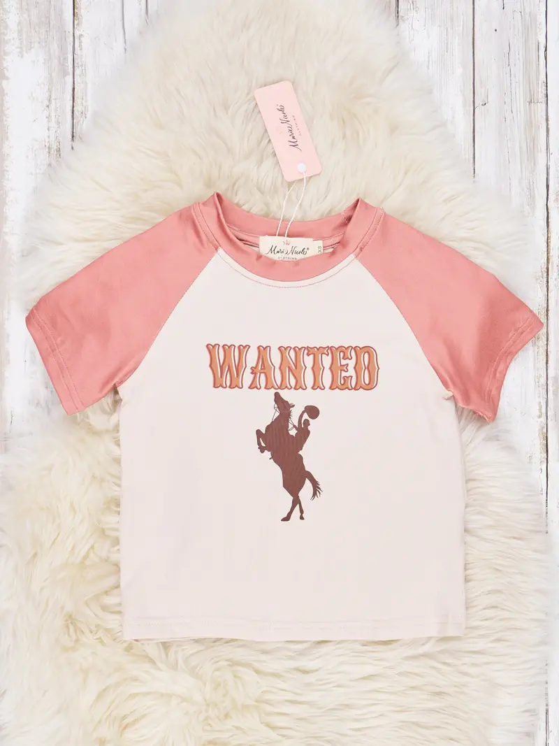 Wanted Horse Graphic Raglan Top 1