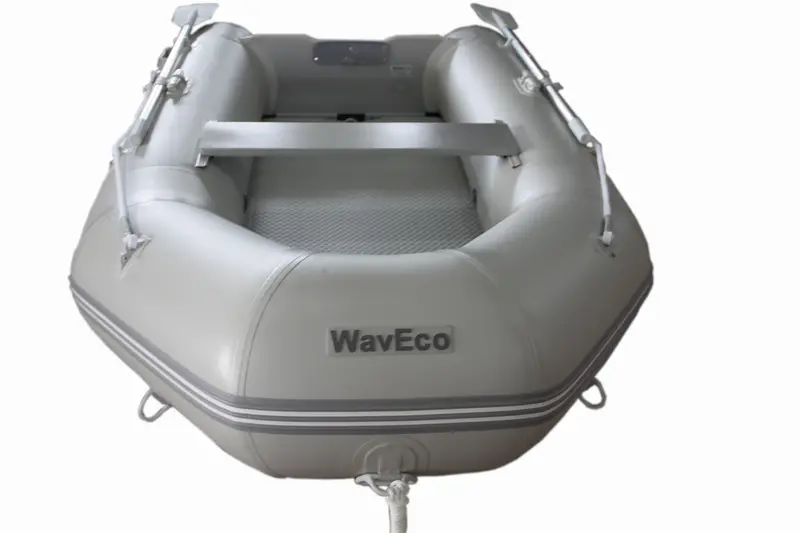 Waveco 2.3M Airmat Inflatable Dinghy – Durable Grey Rib With Reinforced Air Deck 1