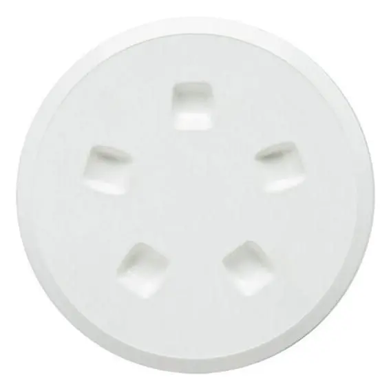 White Small Deck Plate – Flush-Mount Access Cover For Boats 1