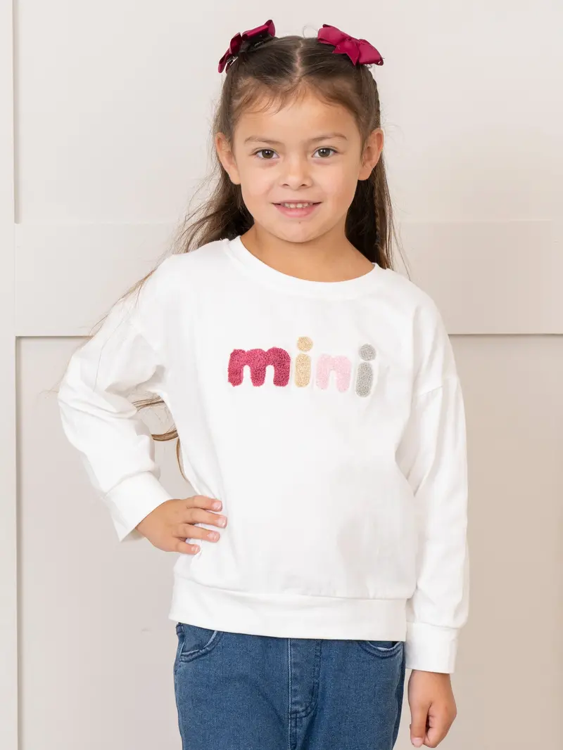 White Toddler Short-Sleeve Top 1