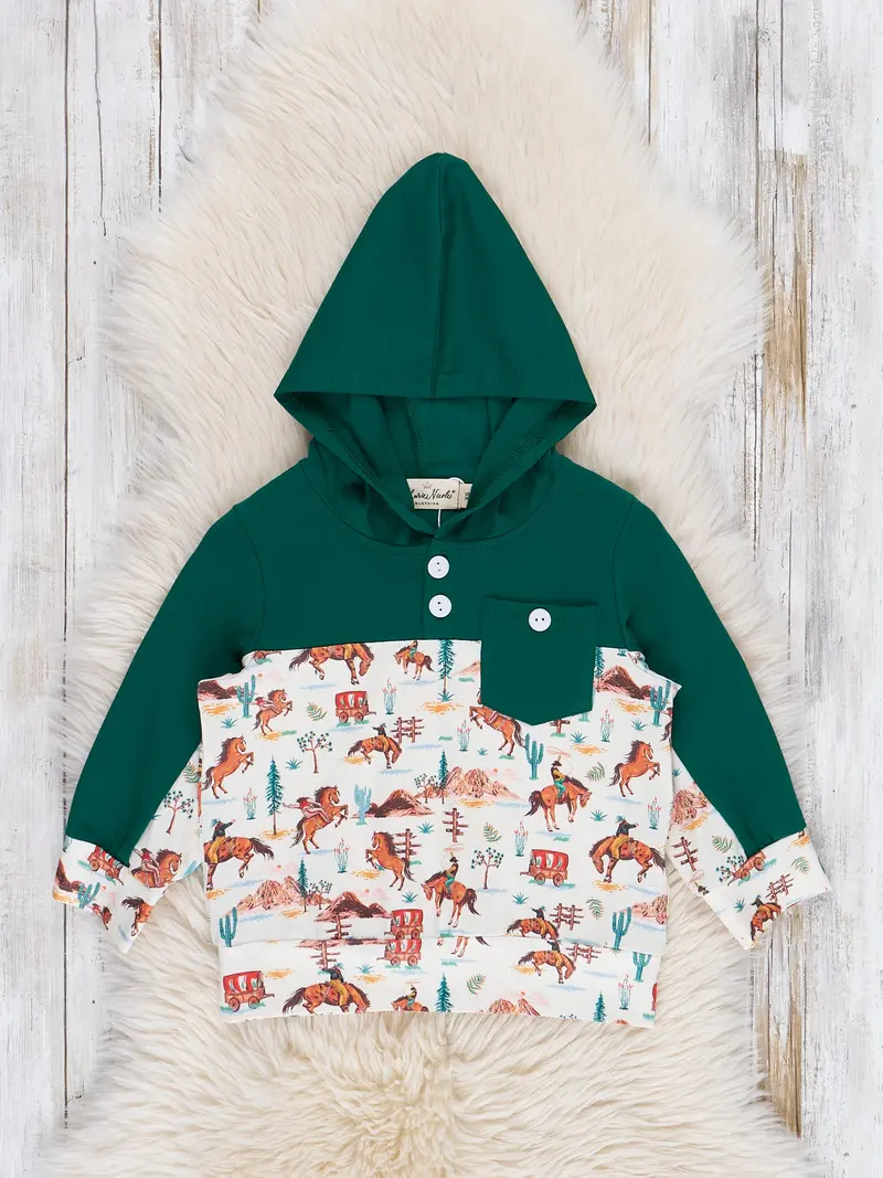Wild West Inspired Hooded Shirt 1