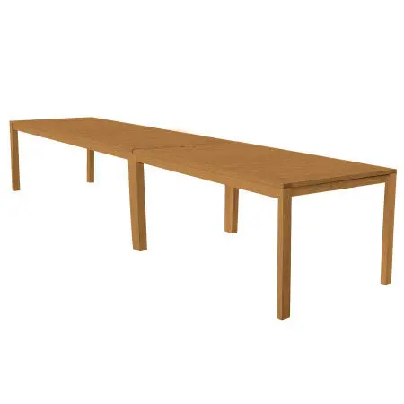 Xl Rectangle Or Oval Teak Table Restoration – Custom Dimensions, Full Refinish 1